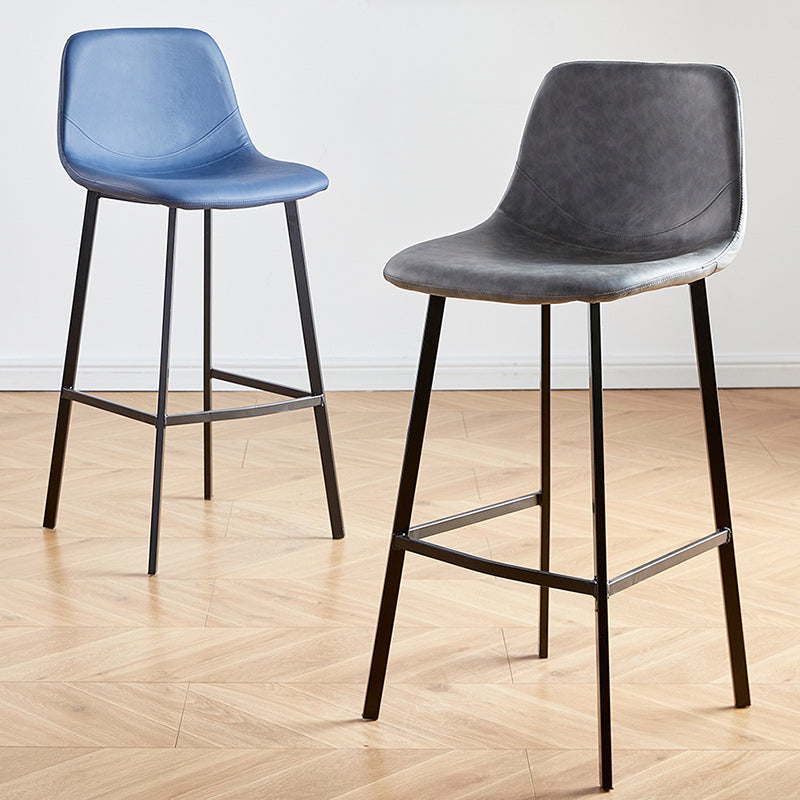 Nordic Style Round Bar-stool Metal Counter Bar Stool for Restaurant Clearhalo 'Bar Furniture' 'Bar Stools' 'bar_stools' 'furn' 'furn_bar_stools' 'Furniture' 'furniture_bar_stools' 'Kitchen & Dining Furniture' 5032165