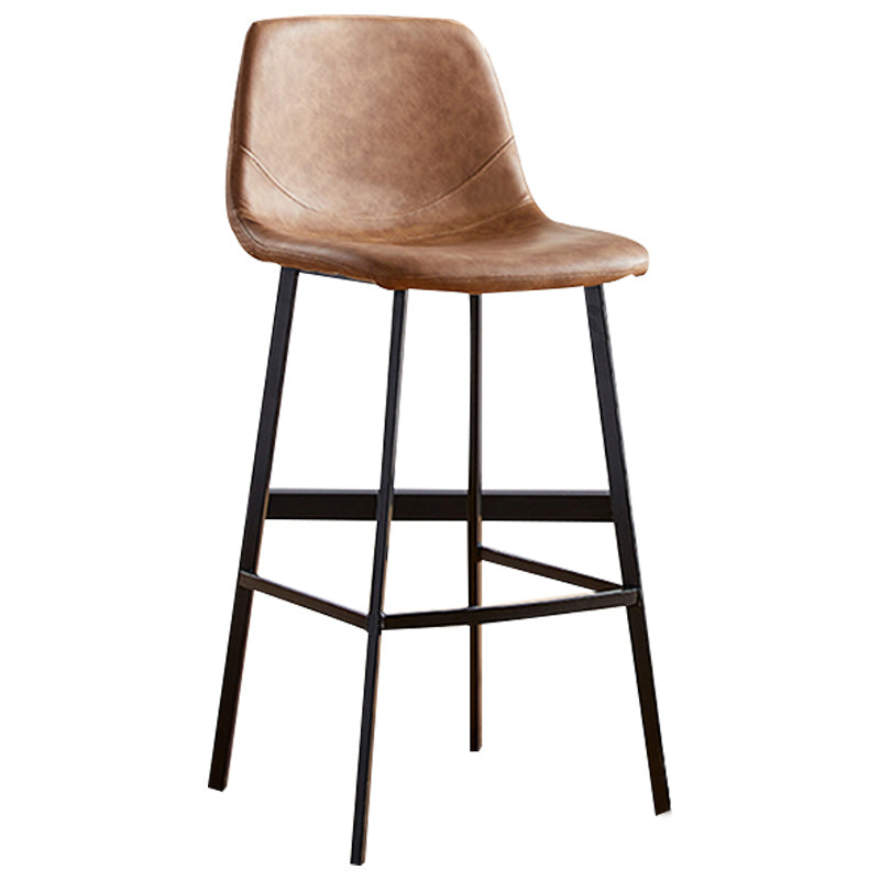 Nordic Style Round Bar-stool Metal Counter Bar Stool for Restaurant Clearhalo 'Bar Furniture' 'Bar Stools' 'bar_stools' 'furn' 'furn_bar_stools' 'Furniture' 'furniture_bar_stools' 'Kitchen & Dining Furniture' 5032168