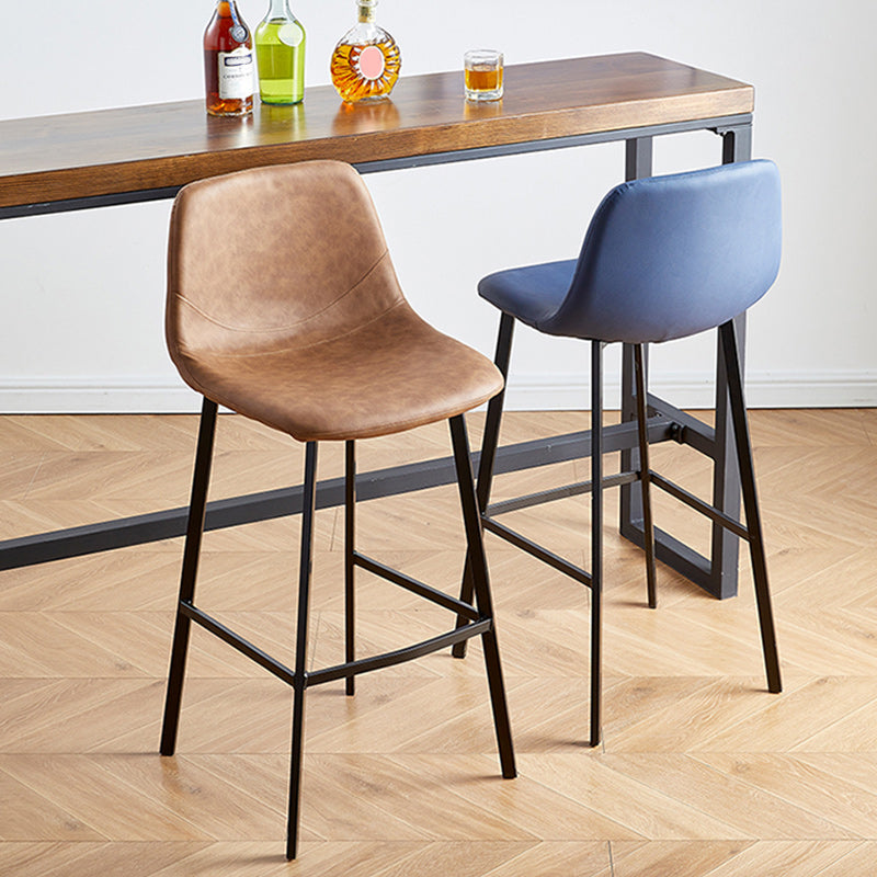 Nordic Style Round Bar-stool Metal Counter Bar Stool for Restaurant Clearhalo 'Bar Furniture' 'Bar Stools' 'bar_stools' 'furn' 'furn_bar_stools' 'Furniture' 'furniture_bar_stools' 'Kitchen & Dining Furniture' 5032180