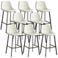 Nordic Style Round Bar-stool Metal Counter Bar Stool for Restaurant Off-White 8 Piece Set Bar Stool(30"H) Clearhalo 'Bar Furniture' 'Bar Stools' 'bar_stools' 'furn' 'furn_bar_stools' 'Furniture' 'furniture_bar_stools' 'Kitchen & Dining Furniture' 5032218