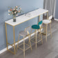 Nordic Armless Backrest Counter Stool Iron Dessert Shop Bar Stool with Velvet Cushion Clearhalo 'Bar Furniture' 'Bar Stools' 'bar_stools' 'furn' 'furn_bar_stools' 'Furniture' 'furniture_bar_stools' 'Kitchen & Dining Furniture' 5032311