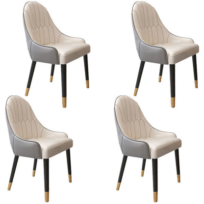 Modern 1/3/4 Pieces Scalable Dinette Set with Sintered Stone Ash Wood Dining Table Set 4 Light Grey Chairs Clearhalo 'Dining Room Sets' 'Dining Tables & Seating' 'dining_room_set' 'furn' 'furn_dining_room_set' 'Furniture' 'furniture_dining_room_set' 'Kitchen & Dining Furniture' 5032336