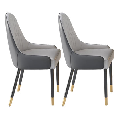 Glam Sintered Stone Dining Set 1/2/5/7 Pieces Dining Set for Dining Areas 2 White Chairs Clearhalo 'Dining Room Sets' 'Dining Tables & Seating' 'dining_room_set' 'furn' 'furn_dining_room_set' 'Furniture' 'furniture_dining_room_set' 'Kitchen & Dining Furniture' 5032406