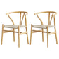 Modern Ash Wood Dinette Set 1/2/4/5 Pieces Rectangle Beige Dining Table Set 2 Wood Chairs Clearhalo 'Dining Room Sets' 'Dining Tables & Seating' 'dining_room_set' 'furn' 'furn_dining_room_set' 'Furniture' 'furniture_dining_room_set' 'Kitchen & Dining Furniture' 5032444