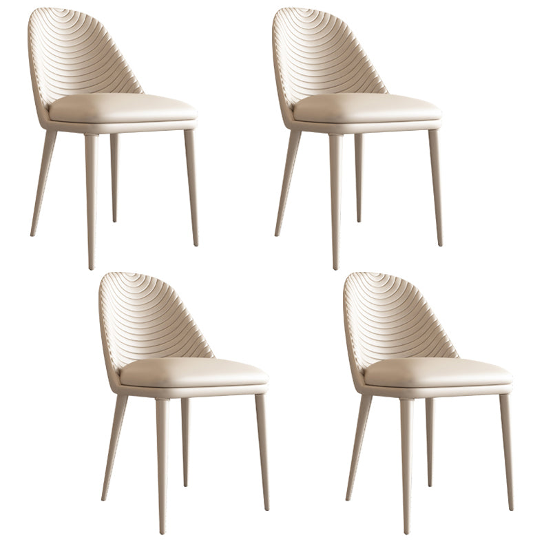 1/4/5/7 Pcs Dining Table Furniture Sintered Stone Dining Table Set 4 White Chairs Clearhalo 'Dining Room Sets' 'Dining Tables & Seating' 'dining_room_set' 'furn' 'furn_dining_room_set' 'Furniture' 'furniture_dining_room_set' 'Kitchen & Dining Furniture' 5032472