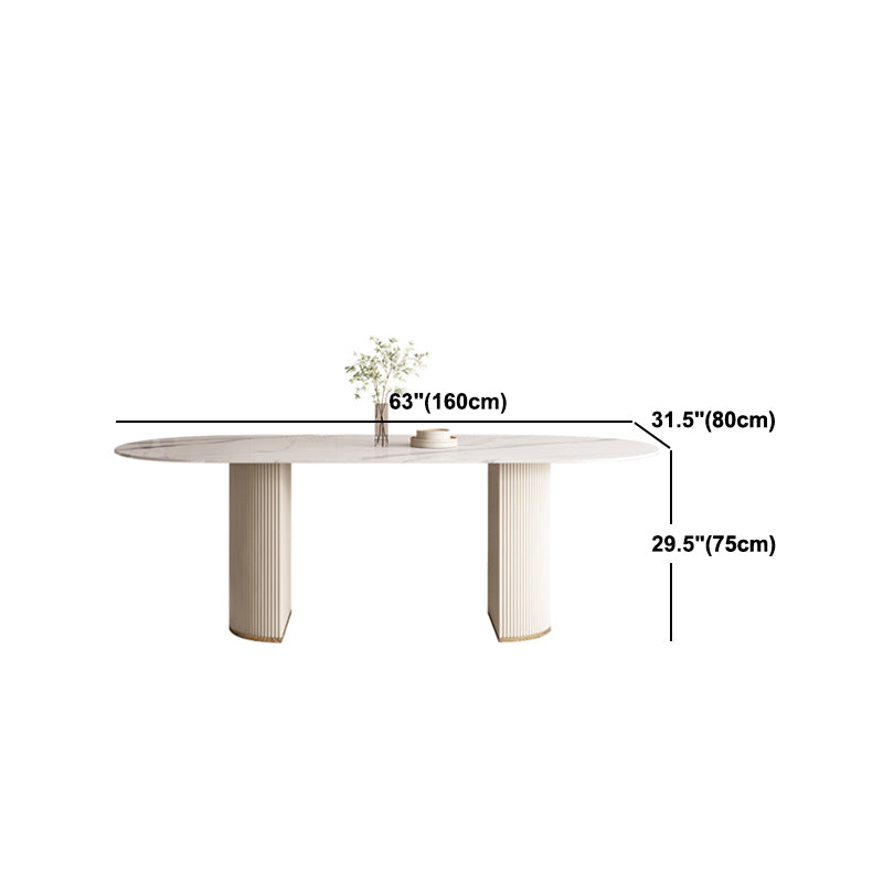 1/4/5/7 Pcs Dining Table Furniture Sintered Stone Dining Table Set Clearhalo 'Dining Room Sets' 'Dining Tables & Seating' 'dining_room_set' 'furn' 'furn_dining_room_set' 'Furniture' 'furniture_dining_room_set' 'Kitchen & Dining Furniture' 5032477
