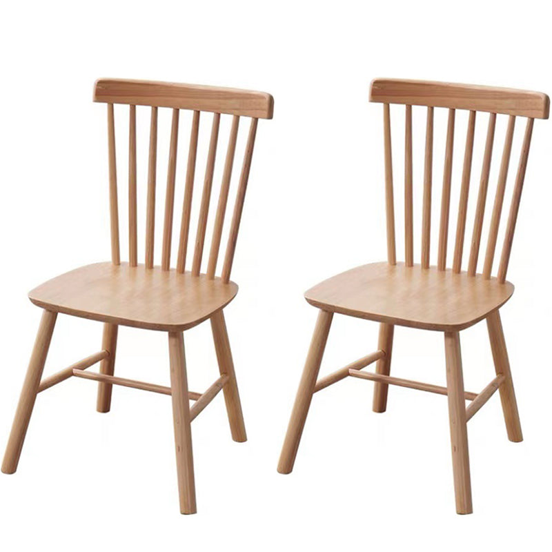 Modern Rubber Wood Dinette Set 1/2/4/5/7 Pieces Round Beige Dining Table Set 2 Wood Chairs Clearhalo 'Dining Room Sets' 'Dining Tables & Seating' 'dining_room_set' 'furn' 'furn_dining_room_set' 'Furniture' 'furniture_dining_room_set' 'Kitchen & Dining Furniture' 5032485