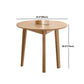 Modern Rubber Wood Dinette Set 1/2/4/5/7 Pieces Round Beige Dining Table Set Clearhalo 'Dining Room Sets' 'Dining Tables & Seating' 'dining_room_set' 'furn' 'furn_dining_room_set' 'Furniture' 'furniture_dining_room_set' 'Kitchen & Dining Furniture' 5032492