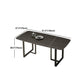 Modern Sintered Stone Dining Table Set Rectangle 1/2/5/7 Pieces Dining Set for Home Use Clearhalo 'Dining Room Sets' 'Dining Tables & Seating' 'dining_room_set' 'furn' 'furn_dining_room_set' 'Furniture' 'furniture_dining_room_set' 'Kitchen & Dining Furniture' 5032509