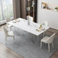 Modern Sintered Stone Dining Table Set 1/2/3/5/6 Pieces Dining Set for Home Use 6 Pieces: Table, 5 Chairs Clearhalo 'Dining Room Sets' 'Dining Tables & Seating' 'dining_room_set' 'furn' 'furn_dining_room_set' 'Furniture' 'furniture_dining_room_set' 'Kitchen & Dining Furniture' 5032560