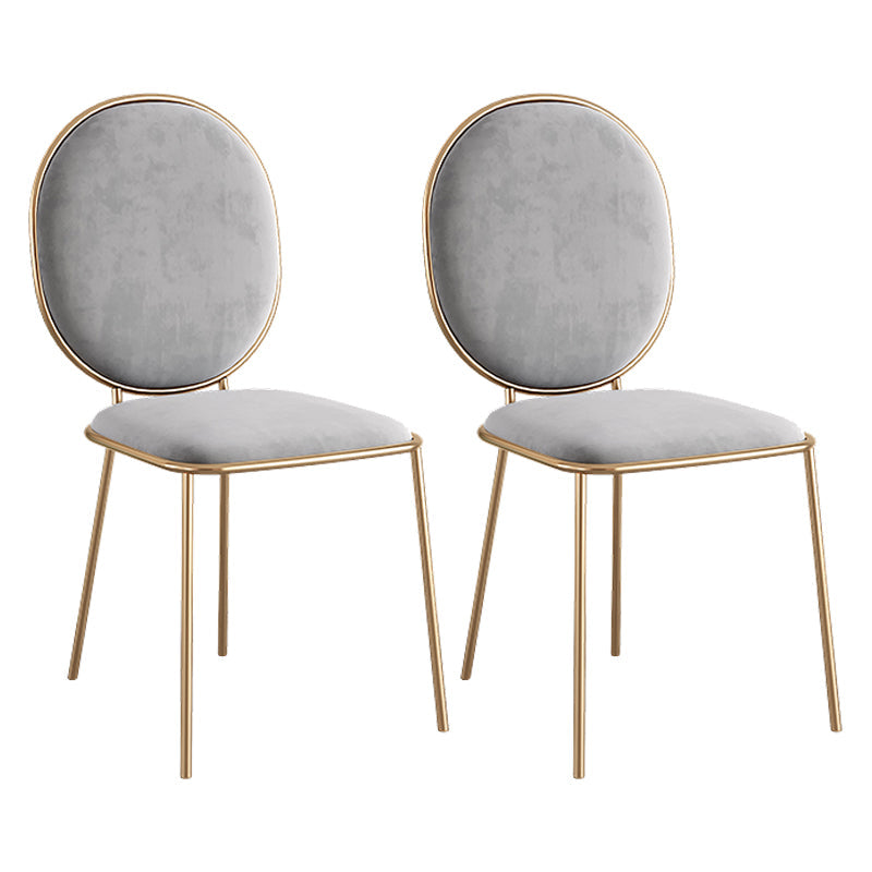 Glam Iron Dinette Set 1/2/5 Pieces Rectangle Sintered Stone Top Dining Table Set 2 Grey Chairs Clearhalo 'Dining Room Sets' 'Dining Tables & Seating' 'dining_room_set' 'furn' 'furn_dining_room_set' 'Furniture' 'furniture_dining_room_set' 'Kitchen & Dining Furniture' 5032591