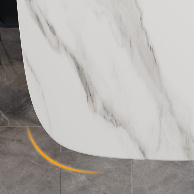 1/2/5/7 Pieces Dining Table Set with Sintered Stone Top Dining Table Furniture Clearhalo 'Dining Room Sets' 'Dining Tables & Seating' 'dining_room_set' 'furn' 'furn_dining_room_set' 'Furniture' 'furniture_dining_room_set' 'Kitchen & Dining Furniture' 5032603