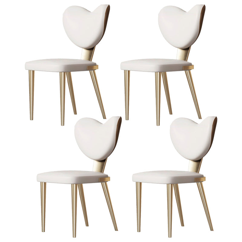 Luxury Sintered Stone Top Dining Set Rectangle 1/4/5/7/9 Pieces Kitchen Table with Chairs 4 White Chairs Clearhalo 'Dining Room Sets' 'Dining Tables & Seating' 'dining_room_set' 'furn' 'furn_dining_room_set' 'Furniture' 'furniture_dining_room_set' 'Kitchen & Dining Furniture' 5032616