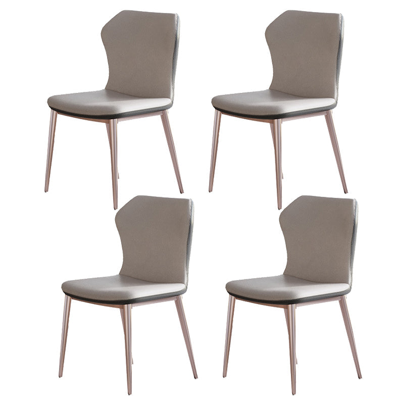 Modern Rectangle Sintered Stone Dining Table Set 1/4/5/6/7 Pieces Dining Set for Home Use 4 Grey Chairs Clearhalo 'Dining Room Sets' 'Dining Tables & Seating' 'dining_room_set' 'furn' 'furn_dining_room_set' 'Furniture' 'furniture_dining_room_set' 'Kitchen & Dining Furniture' 5032636