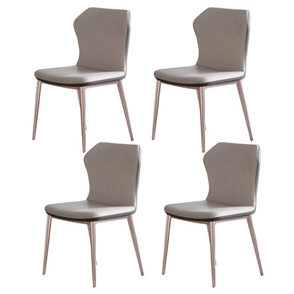 Modern Rectangle Sintered Stone Dining Table Set 1/4/5/6/7 Pieces Dining Set for Home Use 4 Grey Chairs Clearhalo 'Dining Room Sets' 'Dining Tables & Seating' 'dining_room_set' 'furn' 'furn_dining_room_set' 'Furniture' 'furniture_dining_room_set' 'Kitchen & Dining Furniture' 5032636