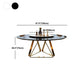 Stone Top Dining Table Traditional Luxury Table with Gold Pedestal Base Clearhalo 'Dining Tables & Seating' 'Dining Tables' 'dining_table' 'furn' 'furn_dining_table' 'Furniture' 'furniture_dining_table' 'Kitchen & Dining Furniture' 'kitchen' 'kitchen_dining_table' 5032751