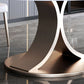 Glam Sintered Stone Dining Table Round Dinner Room Table for Dining Room Clearhalo 'Dining Tables & Seating' 'Dining Tables' 'dining_table' 'furn' 'furn_dining_table' 'Furniture' 'furniture_dining_table' 'Kitchen & Dining Furniture' 'kitchen' 'kitchen_dining_table' 5032760
