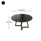Modern Round Standard Height Dining Table Stone Double Pedestal Dining Table Clearhalo 'Dining Tables & Seating' 'Dining Tables' 'dining_table' 'furn' 'furn_dining_table' 'Furniture' 'furniture_dining_table' 'Kitchen & Dining Furniture' 'kitchen' 'kitchen_dining_table' 5032785