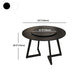 Modern Round Standard Height Dining Table Stone Double Pedestal Dining Table Clearhalo 'Dining Tables & Seating' 'Dining Tables' 'dining_table' 'furn' 'furn_dining_table' 'Furniture' 'furniture_dining_table' 'Kitchen & Dining Furniture' 'kitchen' 'kitchen_dining_table' 5032789
