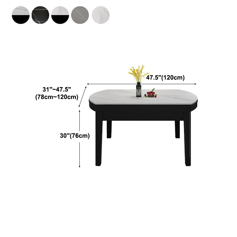 Modern Round Pedestal Dining Table Matte Finish Solid Wood Extendable Dining Table Clearhalo 'Dining Tables & Seating' 'Dining Tables' 'dining_table' 'furn' 'furn_dining_table' 'Furniture' 'furniture_dining_table' 'Kitchen & Dining Furniture' 'kitchen' 'kitchen_dining_table' 5032805