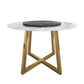 Modern Sintered Stone Dining Table Round Dinner Room Table for Dining Room Clearhalo 'Dining Tables & Seating' 'Dining Tables' 'dining_table' 'furn' 'furn_dining_table' 'Furniture' 'furniture_dining_table' 'Kitchen & Dining Furniture' 'kitchen' 'kitchen_dining_table' 5032885