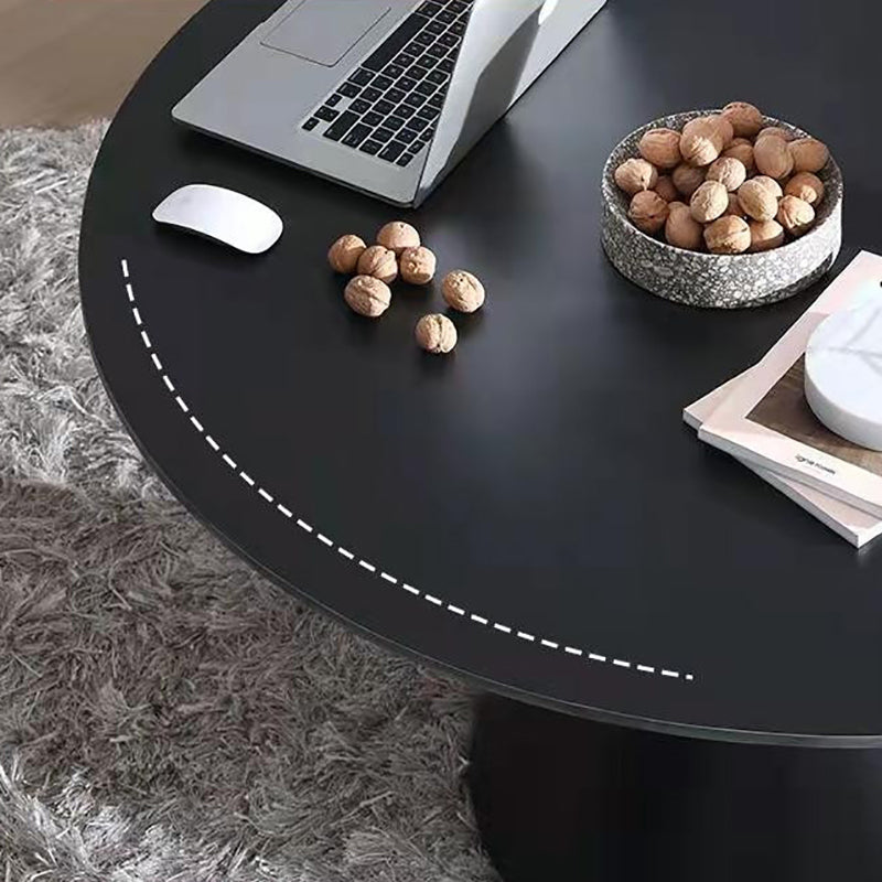 Metal Modern Style Round Dining Table Sintered Stone Top Table for Dining Room Clearhalo 'Dining Tables & Seating' 'Dining Tables' 'dining_table' 'furn' 'furn_dining_table' 'Furniture' 'furniture_dining_table' 'Kitchen & Dining Furniture' 'kitchen' 'kitchen_dining_table' 5032919