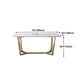 Luxury Marble Top Dining Table Rectangle Indoor Table with Trestle Base Clearhalo 'Dining Tables & Seating' 'Dining Tables' 'dining_table' 'furn' 'furn_dining_table' 'Furniture' 'furniture_dining_table' 'Kitchen & Dining Furniture' 'kitchen' 'kitchen_dining_table' 5032985