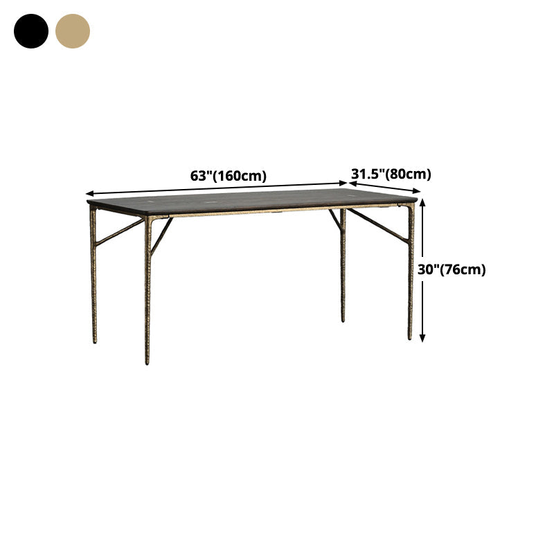 Rectangle Oak Solid Wood Furniture Luxury Style Dining Room Collection Clearhalo 'Dining Tables & Seating' 'Dining Tables' 'dining_table' 'furn' 'furn_dining_table' 'Furniture' 'furniture_dining_table' 'Kitchen & Dining Furniture' 'kitchen' 'kitchen_dining_table' 5033073