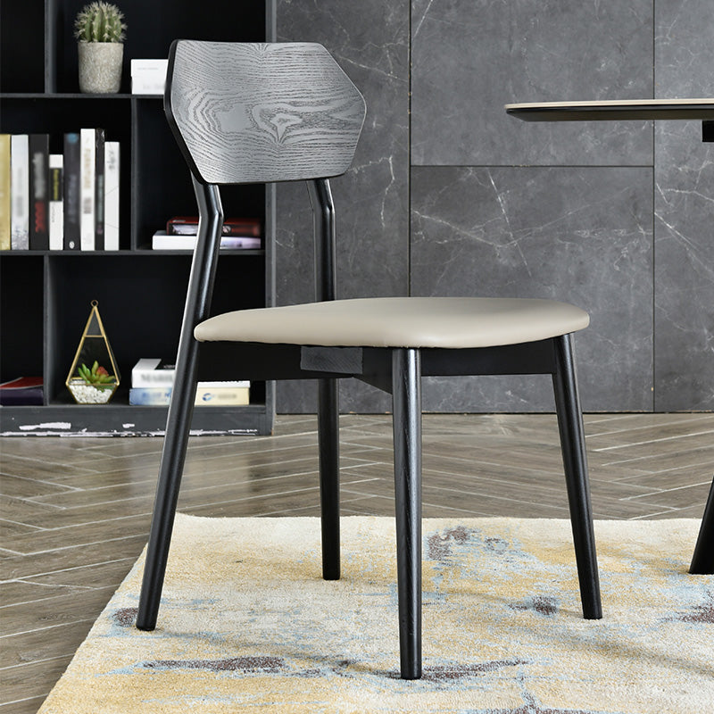 Armless Dining Room Chairs Modern Solid Wood Side Chairs for Dining Room Clearhalo 'Dining Chairs' 'Dining Tables & Seating' 'dining_chair' 'furn' 'furn_dining_chair' 'Furniture' 'furniture_dining_chair' 'Kitchen & Dining Furniture' 5033110