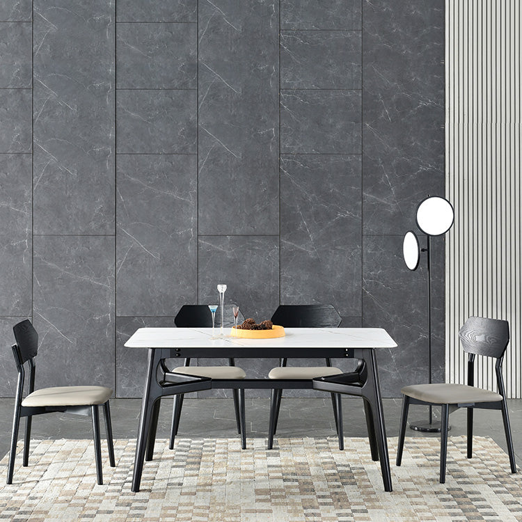 Armless Dining Room Chairs Modern Solid Wood Side Chairs for Dining Room Clearhalo 'Dining Chairs' 'Dining Tables & Seating' 'dining_chair' 'furn' 'furn_dining_chair' 'Furniture' 'furniture_dining_chair' 'Kitchen & Dining Furniture' 5033125