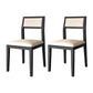 Dining Room Side Chairs Modern Solid Wood Kitchen Chair for Home Black 2 Piece Set Clearhalo 'Dining Chairs' 'Dining Tables & Seating' 'dining_chair' 'furn' 'furn_dining_chair' 'Furniture' 'furniture_dining_chair' 'Kitchen & Dining Furniture' 5033130