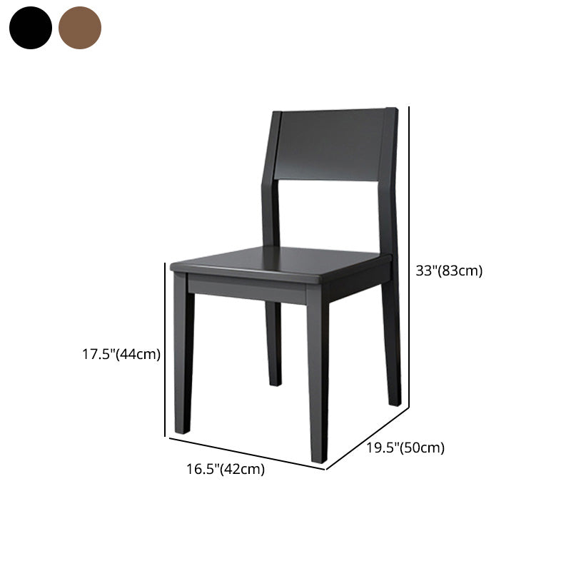 Dining Room Side Chairs Modern Solid Wood Kitchen Chair for Home Clearhalo 'Dining Chairs' 'Dining Tables & Seating' 'dining_chair' 'furn' 'furn_dining_chair' 'Furniture' 'furniture_dining_chair' 'Kitchen & Dining Furniture' 5033148