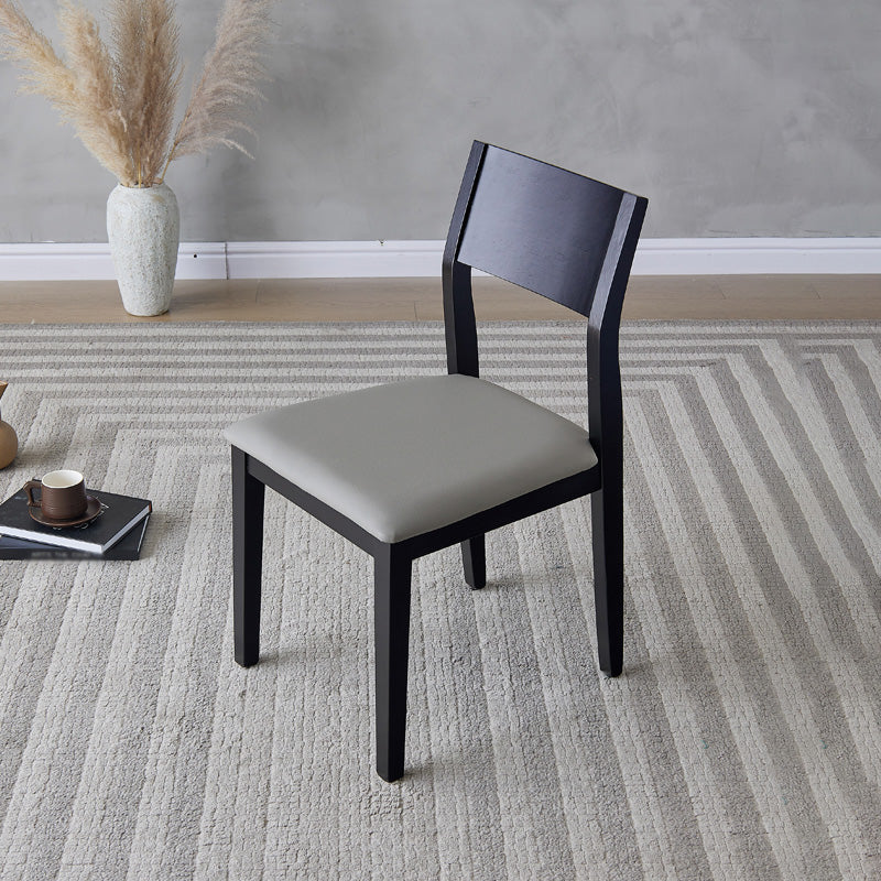 Armless Kitchen Chairs Modern Solid Wood Side Chairs for Dining Room Clearhalo 'Dining Chairs' 'Dining Tables & Seating' 'dining_chair' 'furn' 'furn_dining_chair' 'Furniture' 'furniture_dining_chair' 'Kitchen & Dining Furniture' 5033194