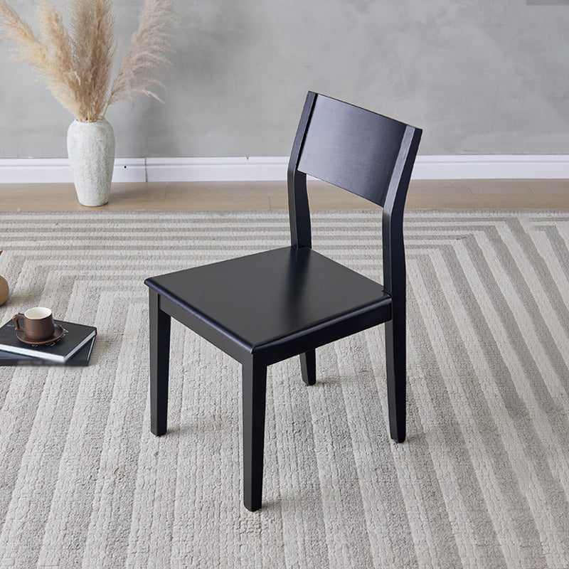 Armless Kitchen Chairs Modern Solid Wood Side Chairs for Dining Room Clearhalo 'Dining Chairs' 'Dining Tables & Seating' 'dining_chair' 'furn' 'furn_dining_chair' 'Furniture' 'furniture_dining_chair' 'Kitchen & Dining Furniture' 5033197