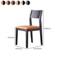 Armless Kitchen Chairs Modern Solid Wood Side Chairs for Dining Room Clearhalo 'Dining Chairs' 'Dining Tables & Seating' 'dining_chair' 'furn' 'furn_dining_chair' 'Furniture' 'furniture_dining_chair' 'Kitchen & Dining Furniture' 5033217