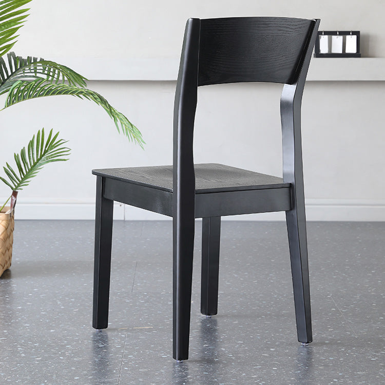 Armless Dining Chairs Modern Solid Wood Side Kitchen Chairs for Home Clearhalo 'Dining Chairs' 'Dining Tables & Seating' 'dining_chair' 'furn' 'furn_dining_chair' 'Furniture' 'furniture_dining_chair' 'Kitchen & Dining Furniture' 5033226