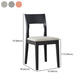 Armless Dining Chairs Modern Solid Wood Side Kitchen Chairs for Home Clearhalo 'Dining Chairs' 'Dining Tables & Seating' 'dining_chair' 'furn' 'furn_dining_chair' 'Furniture' 'furniture_dining_chair' 'Kitchen & Dining Furniture' 5033238