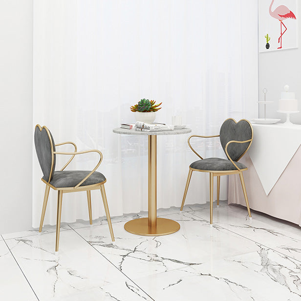 Glam Style Dining Room Chair Upholstered Dining Chair for Home Clearhalo 'Dining Chairs' 'Dining Tables & Seating' 'dining_chair' 'furn' 'furn_dining_chair' 'Furniture' 'furniture_dining_chair' 'Kitchen & Dining Furniture' 5033255