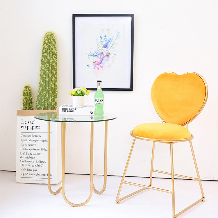 Glam Style Dining Room Chair Upholstered Dining Chair for Home Clearhalo 'Dining Chairs' 'Dining Tables & Seating' 'dining_chair' 'furn' 'furn_dining_chair' 'Furniture' 'furniture_dining_chair' 'Kitchen & Dining Furniture' 5033262