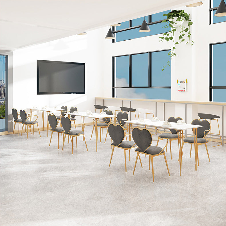 Glam Style Dining Room Chair Upholstered Dining Chair for Home Clearhalo 'Dining Chairs' 'Dining Tables & Seating' 'dining_chair' 'furn' 'furn_dining_chair' 'Furniture' 'furniture_dining_chair' 'Kitchen & Dining Furniture' 5033264