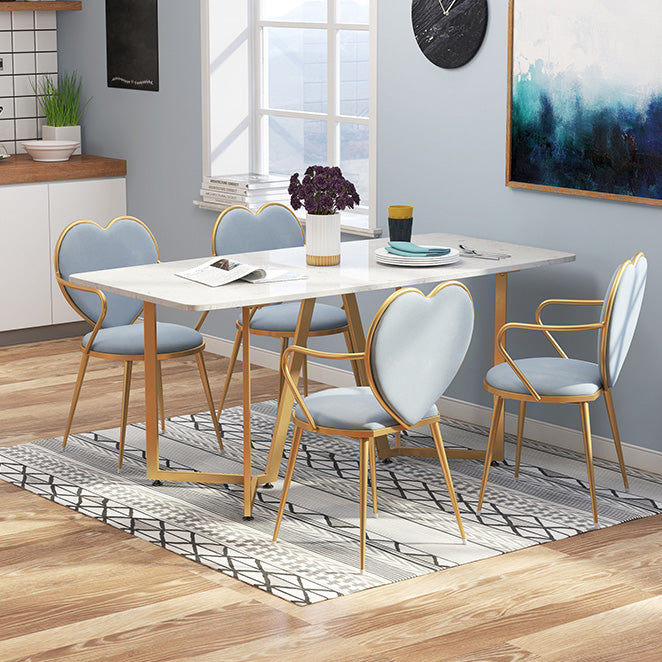 Glam Style Dining Room Chair Upholstered Dining Chair for Home Clearhalo 'Dining Chairs' 'Dining Tables & Seating' 'dining_chair' 'furn' 'furn_dining_chair' 'Furniture' 'furniture_dining_chair' 'Kitchen & Dining Furniture' 5033266