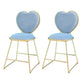 Glam Style Dining Room Chair Upholstered Dining Chair for Home Light Blue 2 Piece Set Clearhalo 'Dining Chairs' 'Dining Tables & Seating' 'dining_chair' 'furn' 'furn_dining_chair' 'Furniture' 'furniture_dining_chair' 'Kitchen & Dining Furniture' 5033272