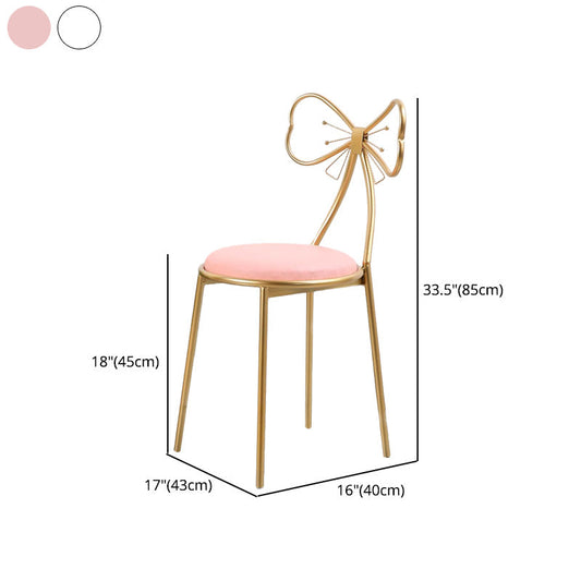 Glam Style Dining Room Chair Upholstered Dining Chair for Home Clearhalo 'Dining Chairs' 'Dining Tables & Seating' 'dining_chair' 'furn' 'furn_dining_chair' 'Furniture' 'furniture_dining_chair' 'Kitchen & Dining Furniture' 5033288