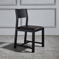 Contemporary Dining Room Dining Chairs Armless Solid Wood Kitchen Chairs Black 1 Piece Clearhalo 'Dining Chairs' 'Dining Tables & Seating' 'dining_chair' 'furn' 'furn_dining_chair' 'Furniture' 'furniture_dining_chair' 'Kitchen & Dining Furniture' 5033290