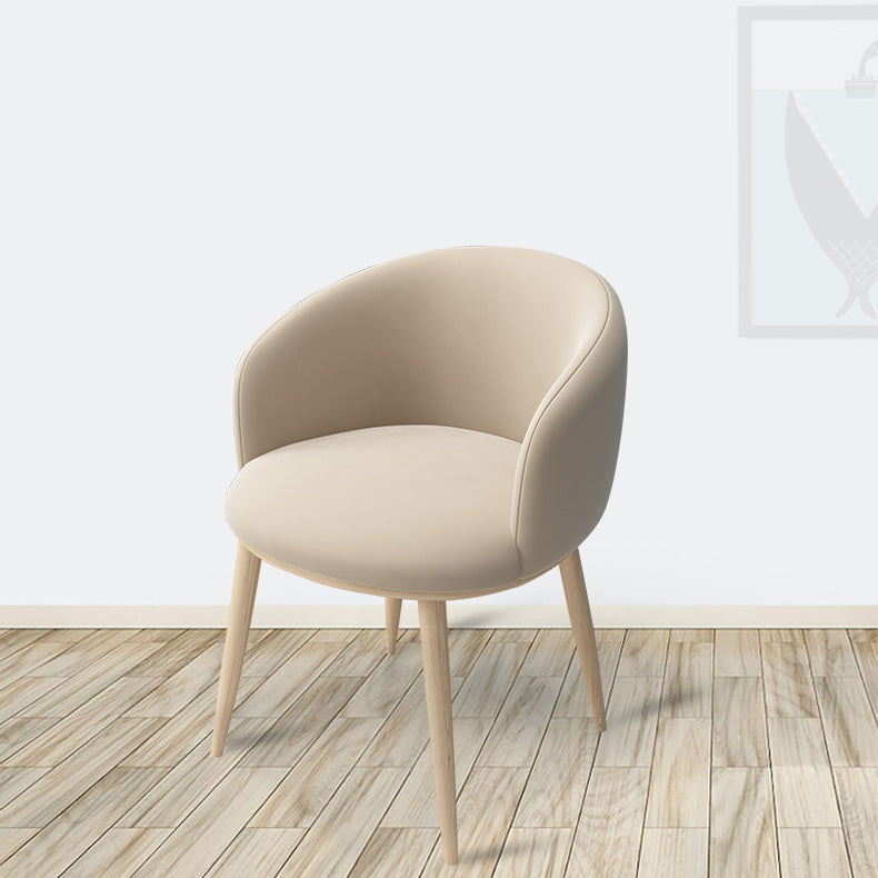 Glam 16.5" Wide Arm Chair Parsons Dining Chair for Dining Room Clearhalo 'Dining Chairs' 'Dining Tables & Seating' 'dining_chair' 'furn' 'furn_dining_chair' 'Furniture' 'furniture_dining_chair' 'Kitchen & Dining Furniture' 5033315