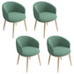 Glam 16.5" Wide Arm Chair Parsons Dining Chair for Dining Room Army Green Cotton 4 Piece Set Clearhalo 'Dining Chairs' 'Dining Tables & Seating' 'dining_chair' 'furn' 'furn_dining_chair' 'Furniture' 'furniture_dining_chair' 'Kitchen & Dining Furniture' 5033368