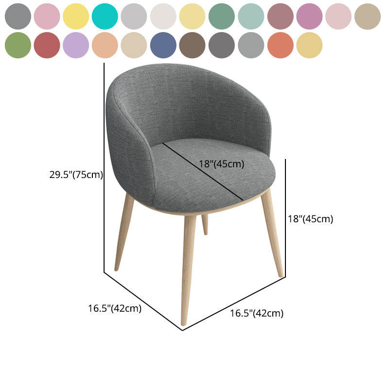 Glam 16.5" Wide Arm Chair Parsons Dining Chair for Dining Room Clearhalo 'Dining Chairs' 'Dining Tables & Seating' 'dining_chair' 'furn' 'furn_dining_chair' 'Furniture' 'furniture_dining_chair' 'Kitchen & Dining Furniture' 5033390