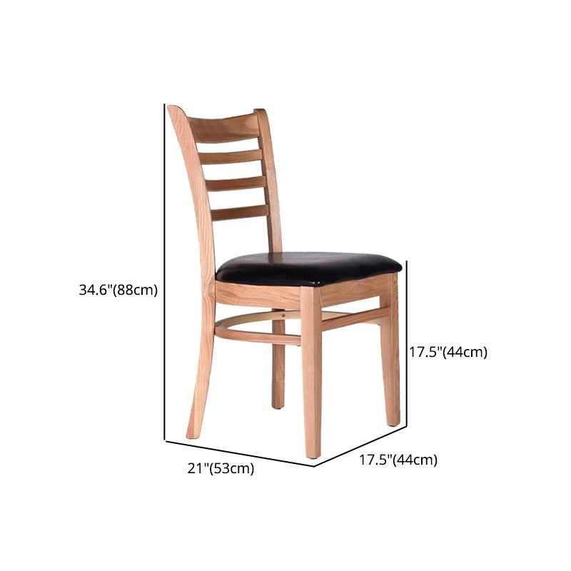 Modern Armless Dining Chairs Wooden Side Kitchen Chairs for Home Clearhalo 'Dining Chairs' 'Dining Tables & Seating' 'dining_chair' 'furn' 'furn_dining_chair' 'Furniture' 'furniture_dining_chair' 'Kitchen & Dining Furniture' 5033405