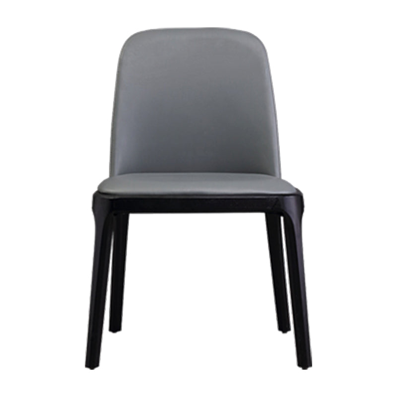 Contemporary Side Dining Chairs Faux Leather Kitchen Chairs for Home Clearhalo 'Dining Chairs' 'Dining Tables & Seating' 'dining_chair' 'furn' 'furn_dining_chair' 'Furniture' 'furniture_dining_chair' 'Kitchen & Dining Furniture' 5033438