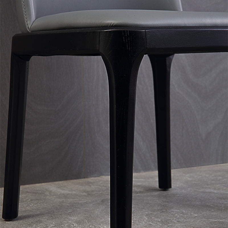 Contemporary Side Dining Chairs Faux Leather Kitchen Chairs for Home Clearhalo 'Dining Chairs' 'Dining Tables & Seating' 'dining_chair' 'furn' 'furn_dining_chair' 'Furniture' 'furniture_dining_chair' 'Kitchen & Dining Furniture' 5033444